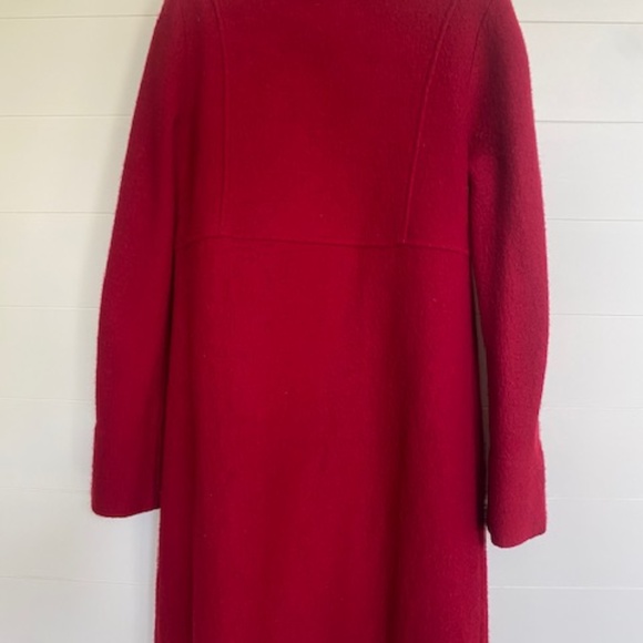 Red Wool Coat - Picture 2 of 5